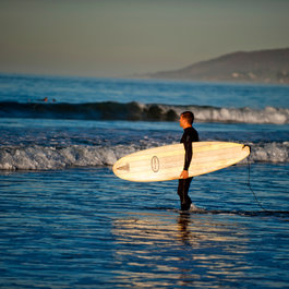 surfer in the water